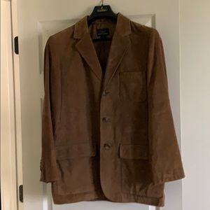 Men’s Brown Leather Sports Jacket